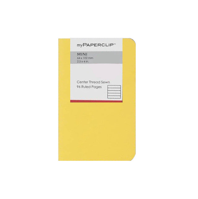 myPAPERCLIP Mini Notebook, Ruled (Pack of 2)