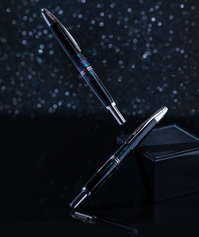 Pilot Namiki Capless (Vanishing Point) Raden Fountain Pen - Stripe - Medium