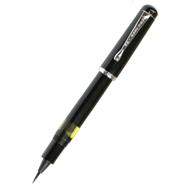 Noodler's Konrad (Piston Fill) Rollerball/Brush Pen - Black
