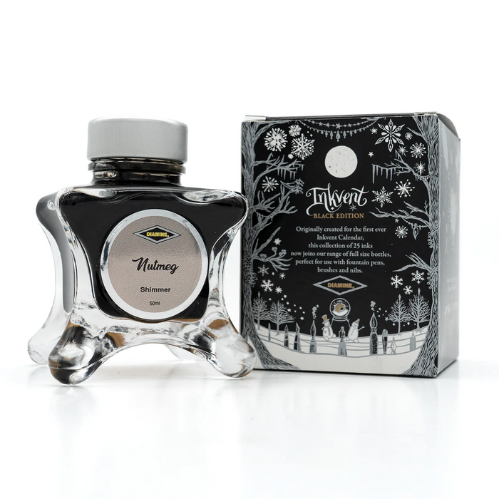 Diamine Black Edition Ink - Nutmeg Shimmering