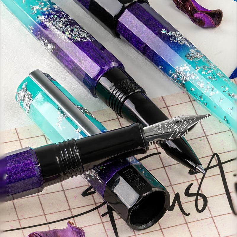 BENU Euphoria Fountain Pen - Ocean Breeze (Glow-In-The-Dark)
