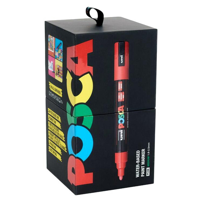 POSCA PC 5M Paint Markers Assorted Colours Tin Box Gift Set - 20 Pack