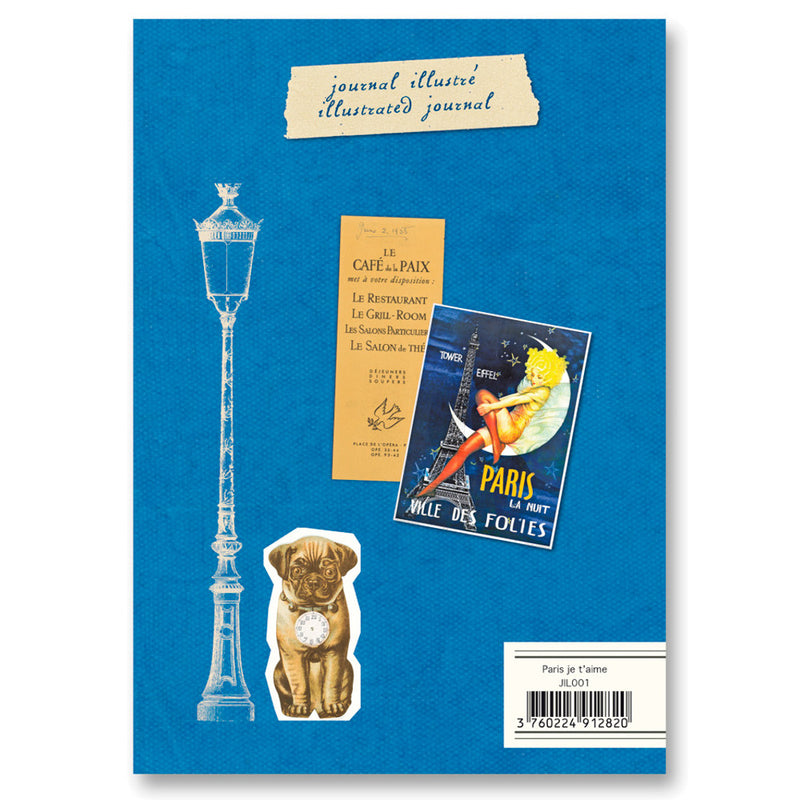 Alibabette Editions Illustrated Journal - Paris je t’aime