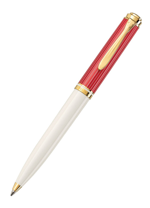 Pelikan K600 Ballpoint Pen - Souveran Red-White - Special Edition