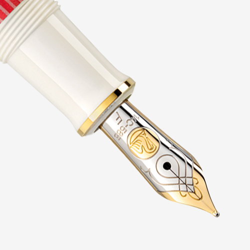 Pelikan M600 Fountain Pen - Souveran Red-White - Special Edition