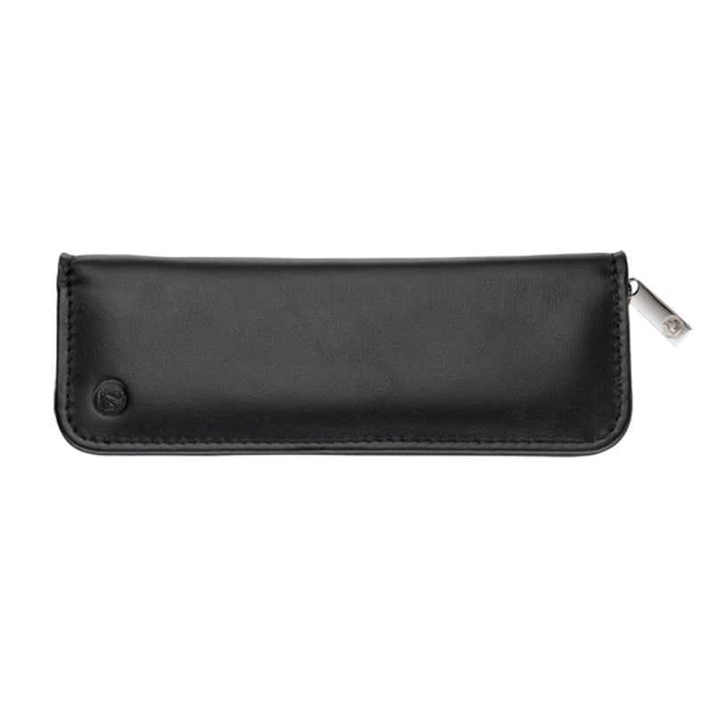 Pelikan Napa Leather Zip 2 Pen Case - Black
