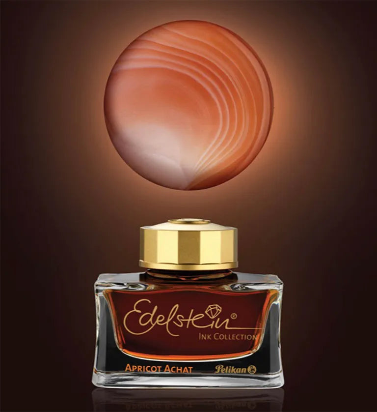 Pelikan Edelstein Fountain Pen Ink - Apricot Achat - Ink of the Year 2025