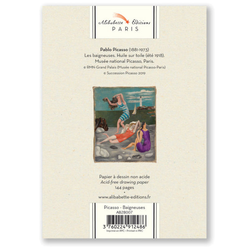 Alibabette Editions B6 Pocket Sketchbook - Picasso Baigneuses