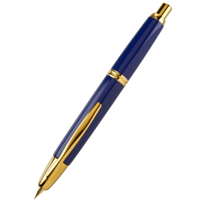 Pilot Capless Fountain Pen Blue / Gold Trim