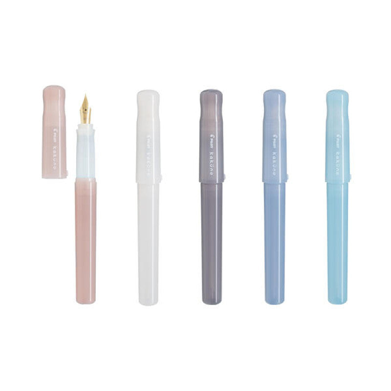 Pilot Kakuno Fountain Pen - Madoromi Series - Light Blue Medium