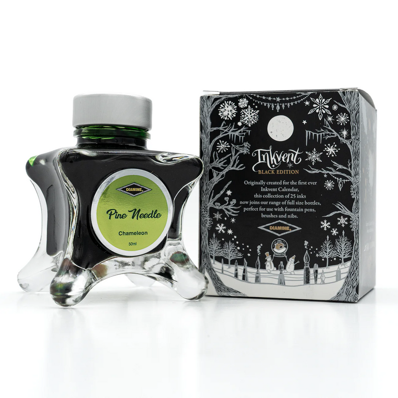 Diamine Black Edition Ink - Pine Needle Chameleon