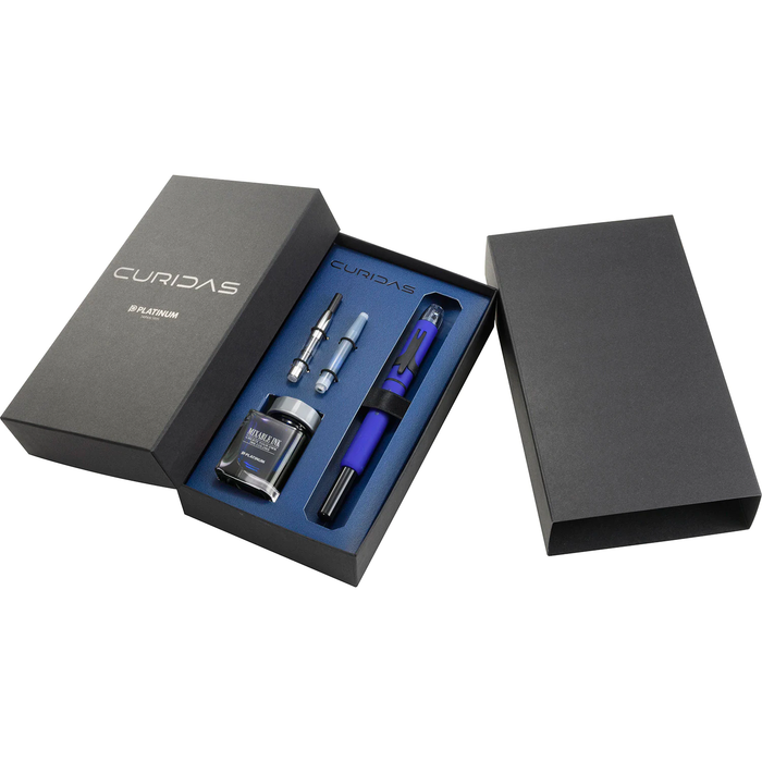 Platinum Curidas Fountain Pen Gift Set - Blue Limited Edition