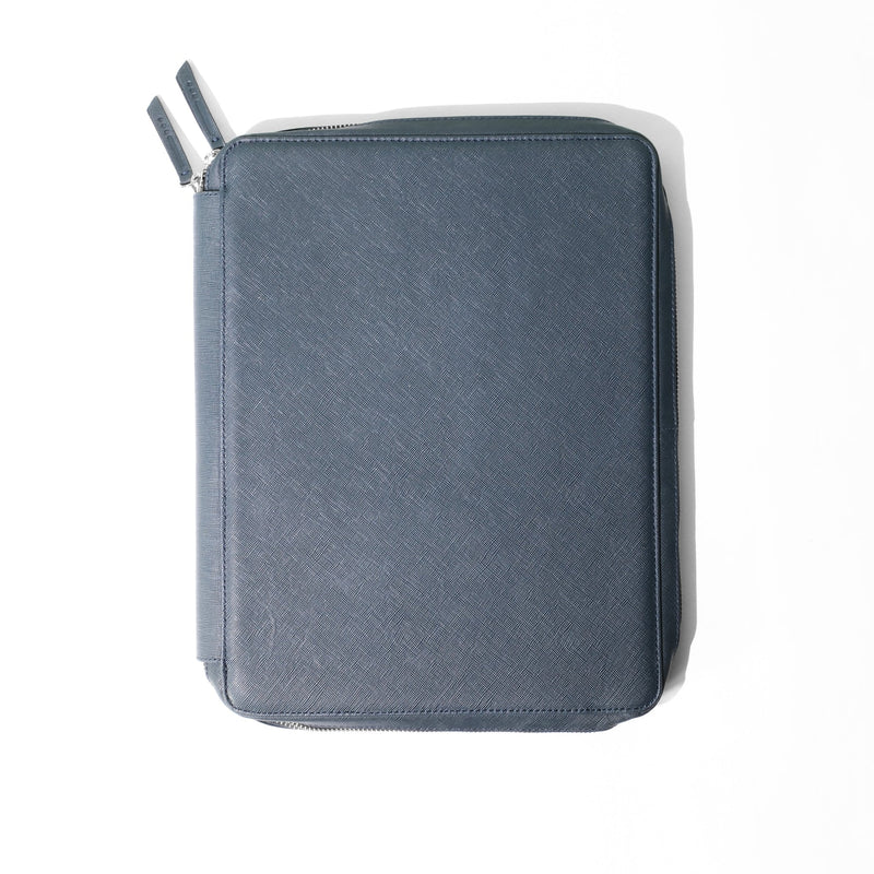 Endless A4 Folio - Blue (New Saffiano Leather)