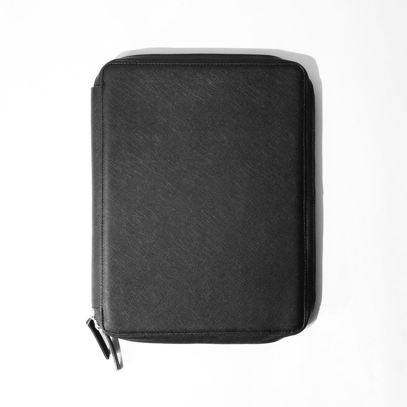 Endless A4 Folio - Black (New Saffiano Leather)