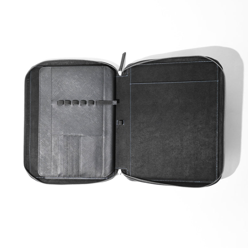 Endless A4 Folio - Black (New Saffiano Leather)