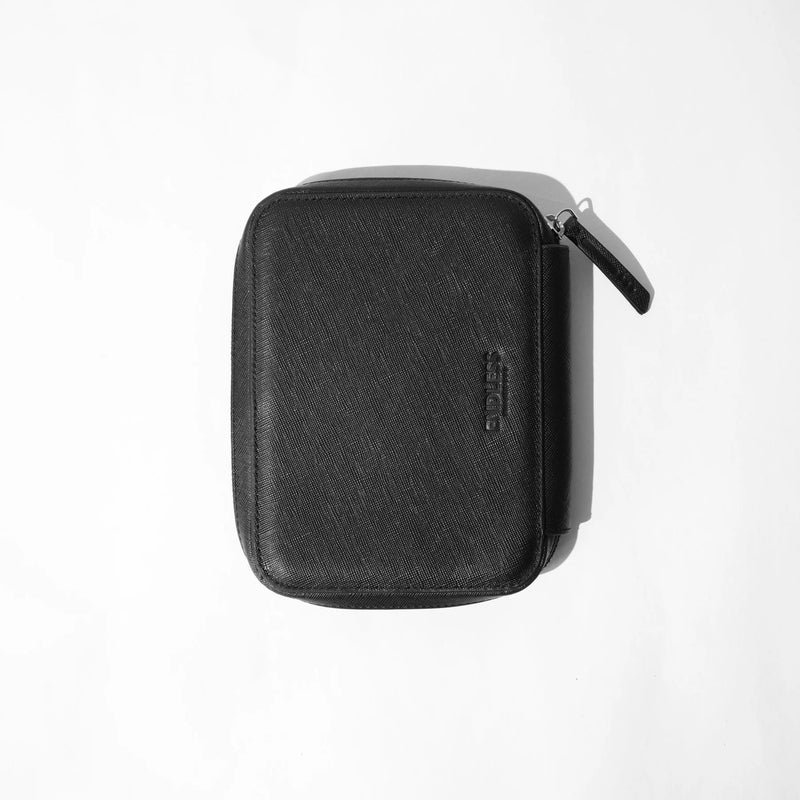 Endless Companion Adjustable Pen Pouch Black - 10 Pens (New Saffiano Leather)