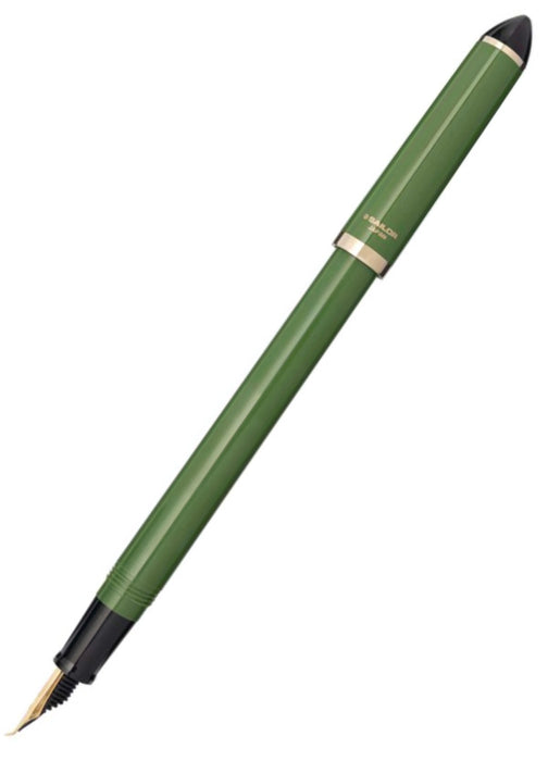 Sailor Fude De Mannen Calligraphy Fountain Pen - Green