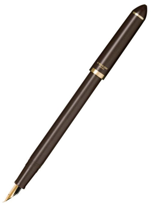 Sailor Fude De Mannen Calligraphy Fountain Pen - Pearl Brown