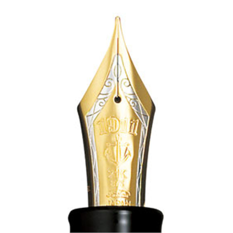 Sailor KOP Ebonite Gold Trim Fountain Pen – Black, Medium