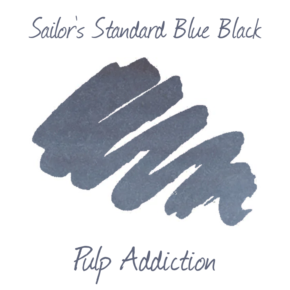 Sailor Standard Ink - Blue Black 2ml Sample — Pulp Addiction