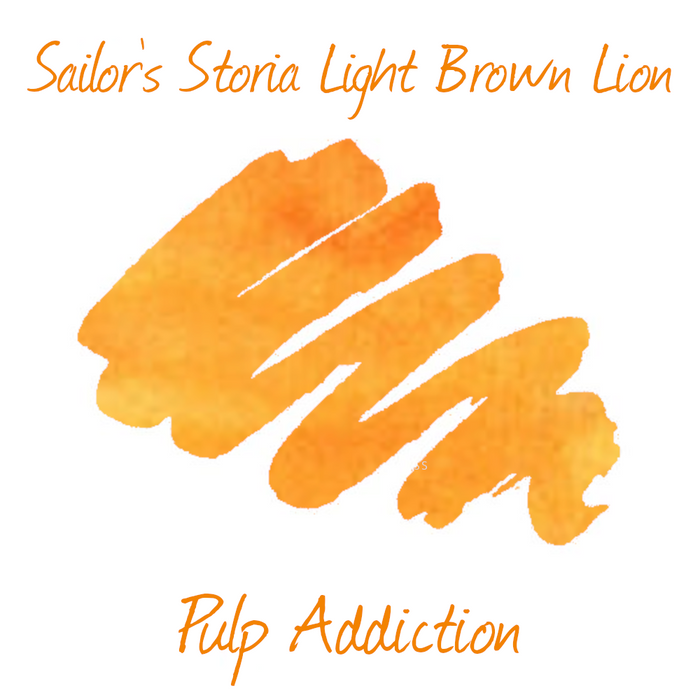 Sailor Storia Ink - Light Brown Lion 2ml Sample
