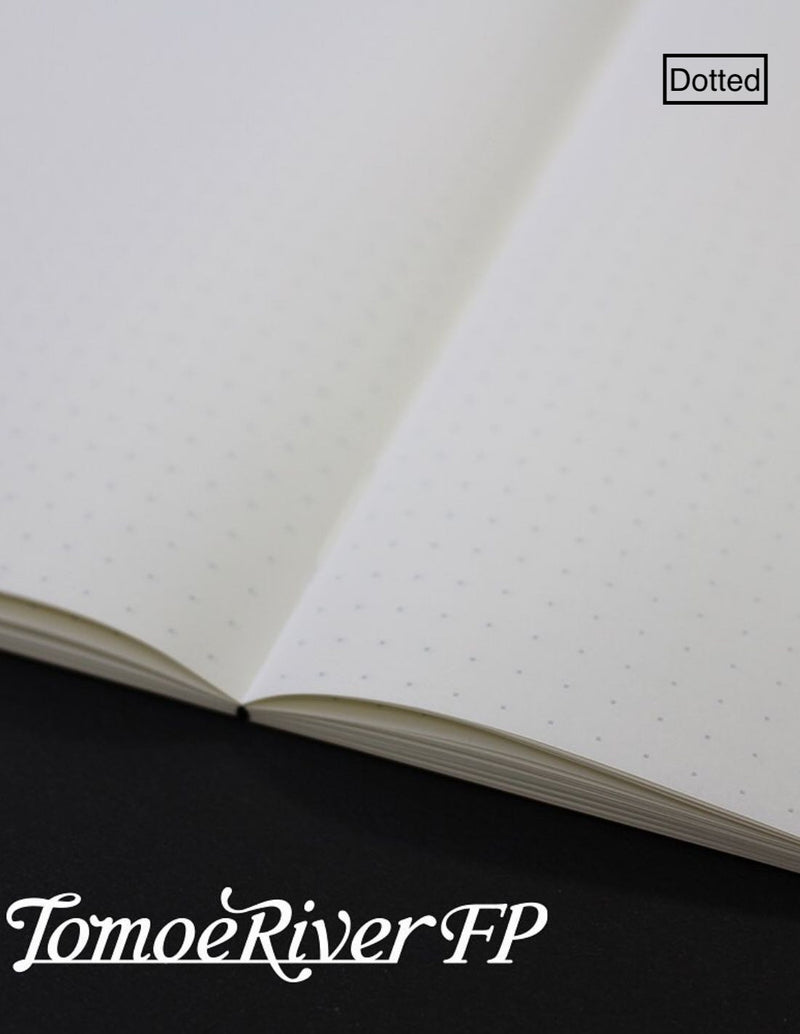 Sanzen Tomoe River Softcover Notebook, A5, White, 160pages, 52gsm, Dotted