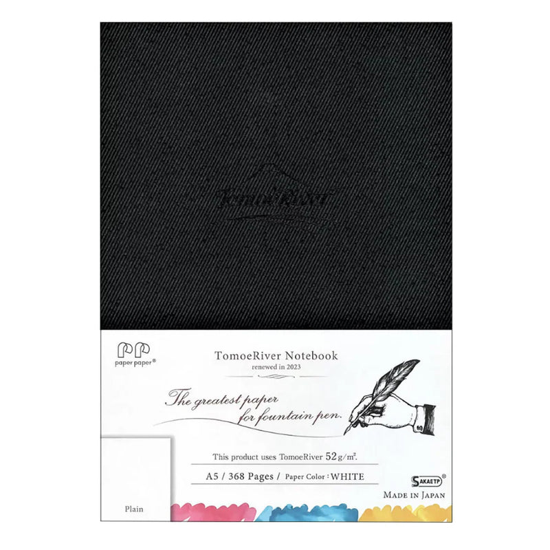 Sanzen Tomoe River Hardcover Notebook, A5, White, 368pages, 52gsm, Plain