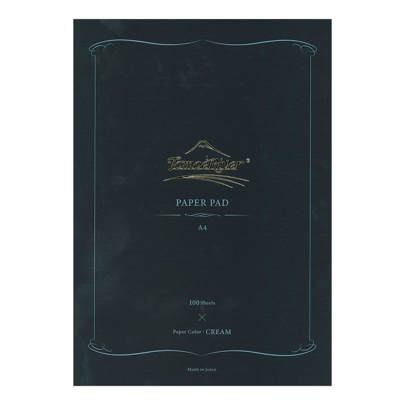 Sanzen Tomoe River Notepad, A4, 100-sheet, 52gsm, Plain, Cream