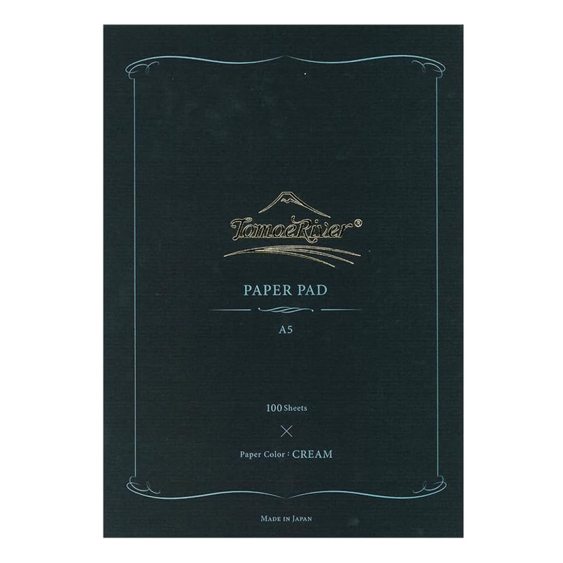 Sanzen Tomoe River Notepad, A5, 100-sheet, 52gsm, Plain, Cream