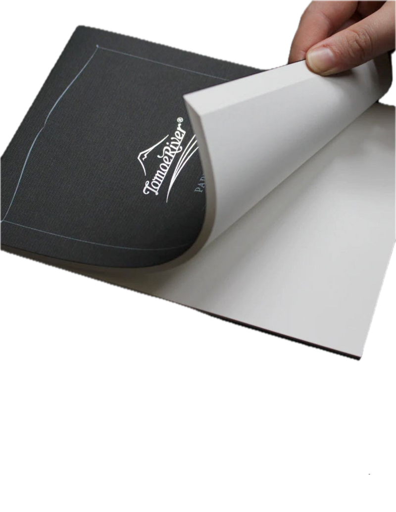 Sanzen Tomoe River Notepad, A5, 100-sheet, 52gsm, Plain, White