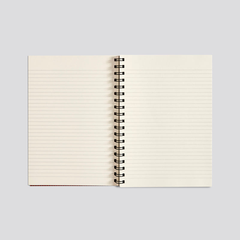 Tiger Notes Blurred Series B5 Wiro Notebook - Very Busy Doing Nothing