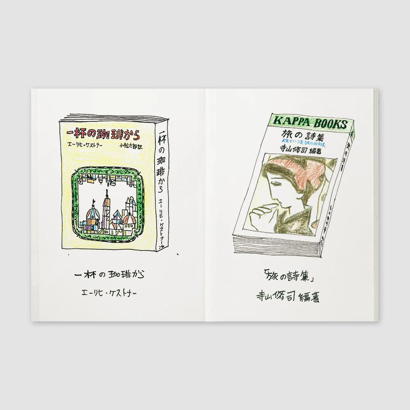 TRAVELER'S Notebook Refill - Passport Size, 008 Sketch Paper Notebook
