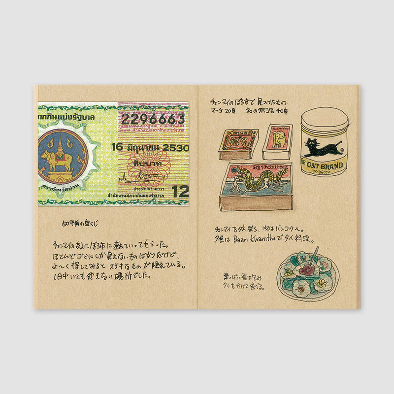TRAVELER'S Notebook Refill - Passport Size, 009 Kraft Paper Notebook