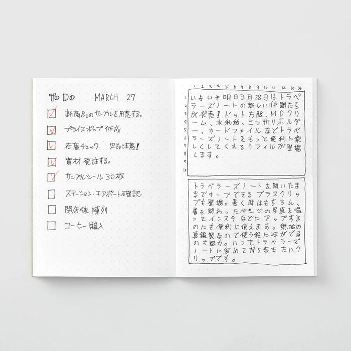 TRAVELER'S Notebook Refill - Passport Size, 014 Dot Grid Notebook