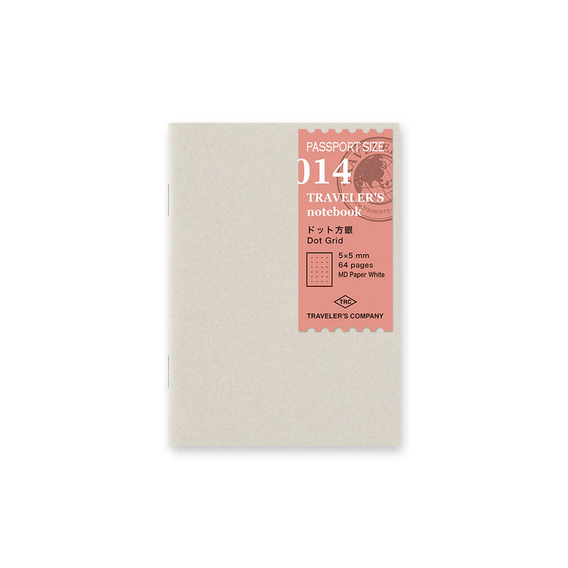 TRAVELER'S Notebook Refill - Passport Size, 014 Dot Grid Notebook
