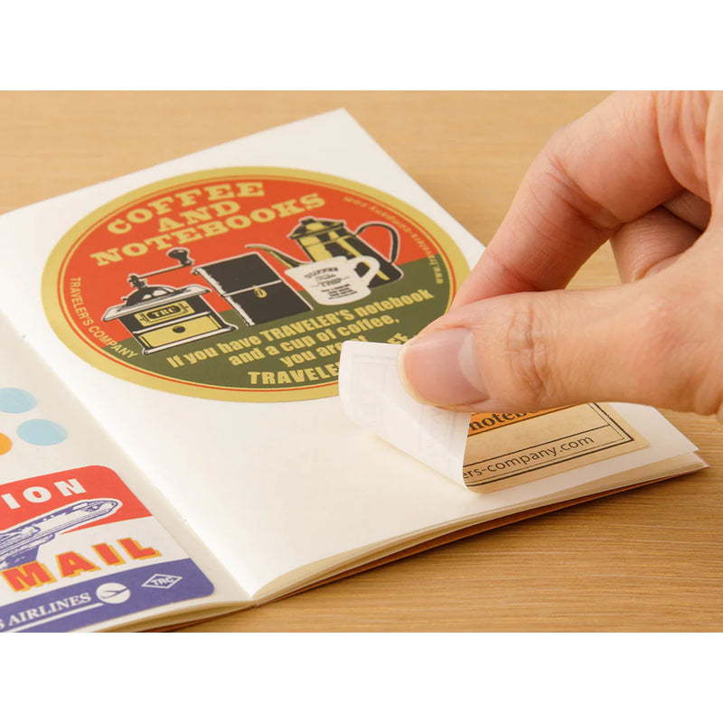 TRAVELER'S Notebook Refill - Passport Size, 017 Sticker Release Paper Notebook