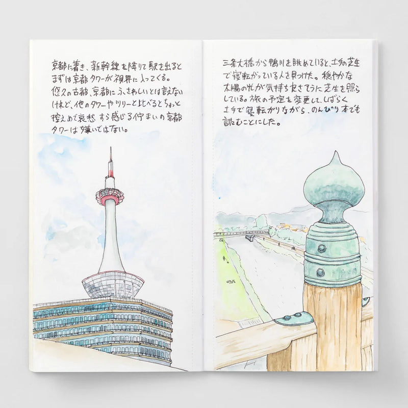 TRAVELER'S Notebook Refill - Regular Size, 027 Watercolour Paper Notebook