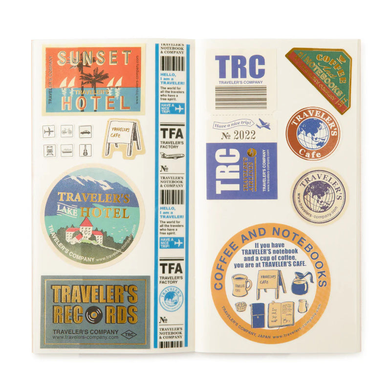TRAVELER'S Notebook Refill - Regular Size, 031 Sticker Release Paper Notebook