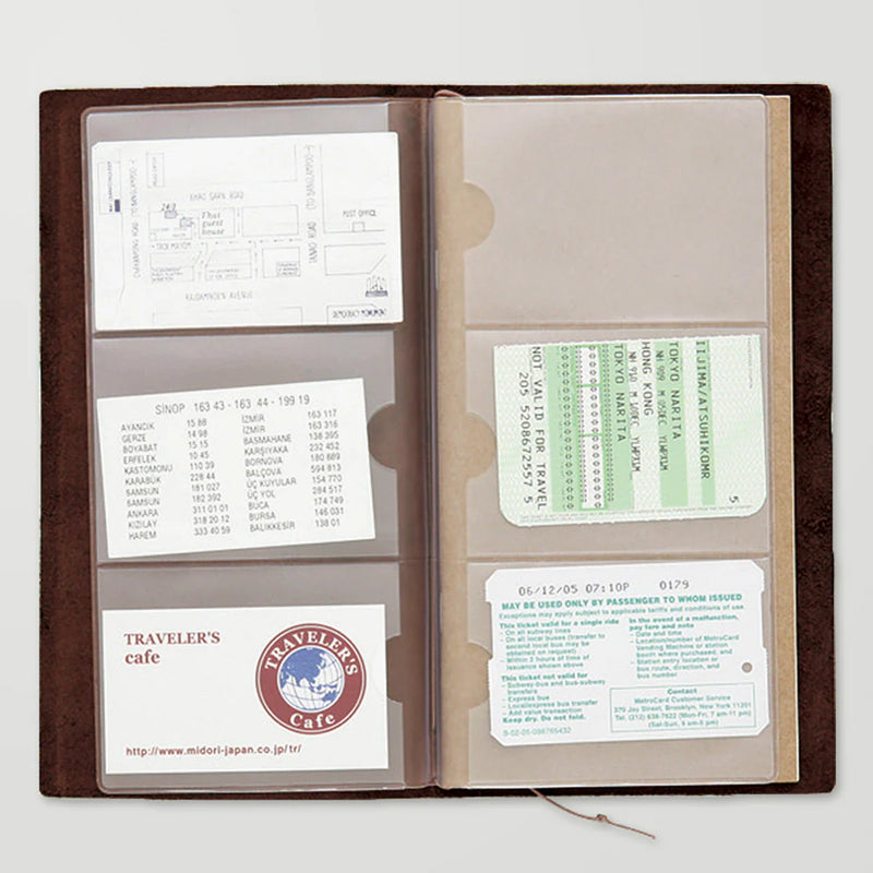 TRAVELER'S Notebook Refill - Regular Size, 007 Card File