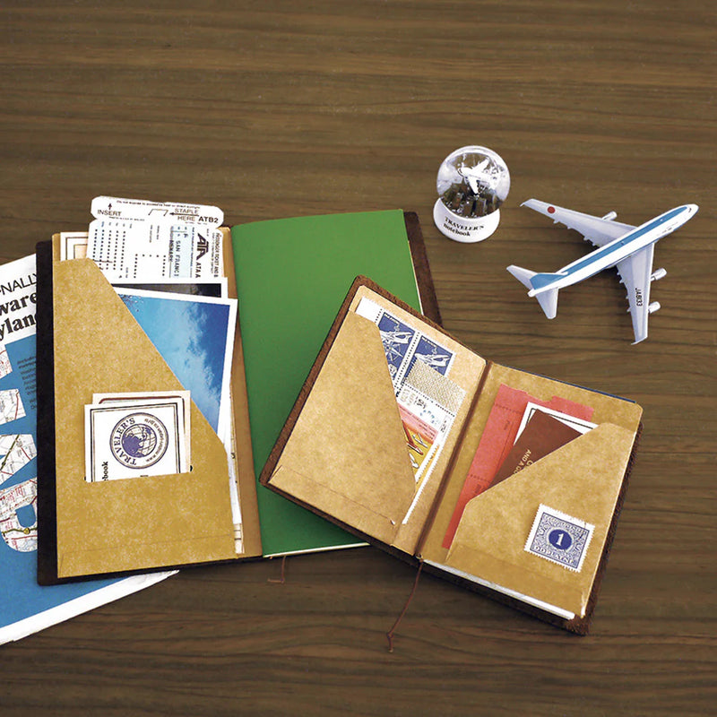TRAVELER'S Notebook Refill - Regular Size, 020 Kraft Paper Folder