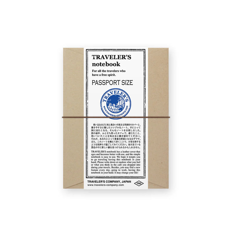 TRAVELER'S Notebook Starter Set - Passport Size, Brown