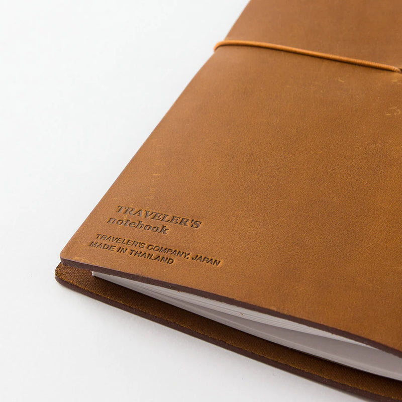TRAVELER'S Notebook Starter Set - Regular Size, Camel