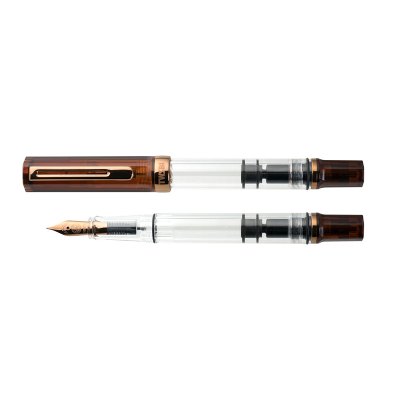 TWSBI Eco Fountain Pen - Rootbeer with Bronze