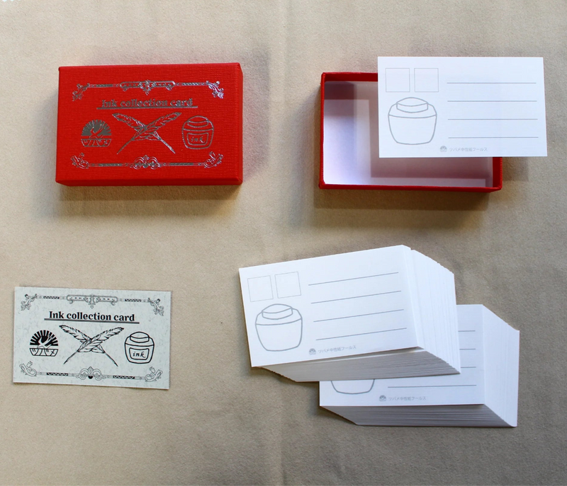 Tsubame Ink Collection Cards, 81.4gsm - Red