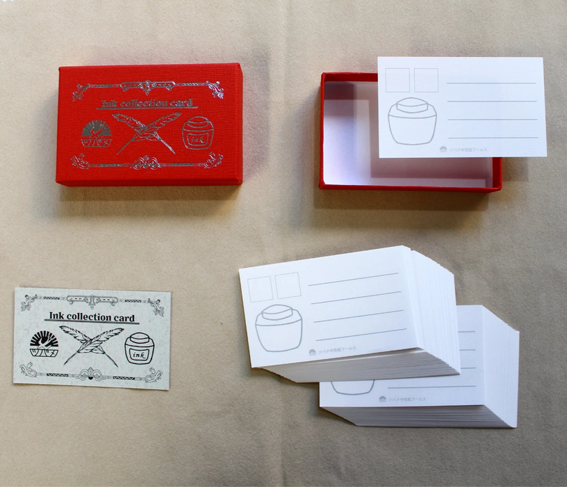 Tsubame Ink Collection Cards, 81.4gsm - Red