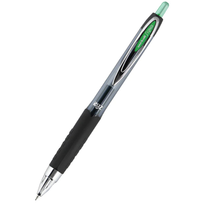 Uniball Signo 207 Retractable Gel 0.7mm Rollerball Pen - Green