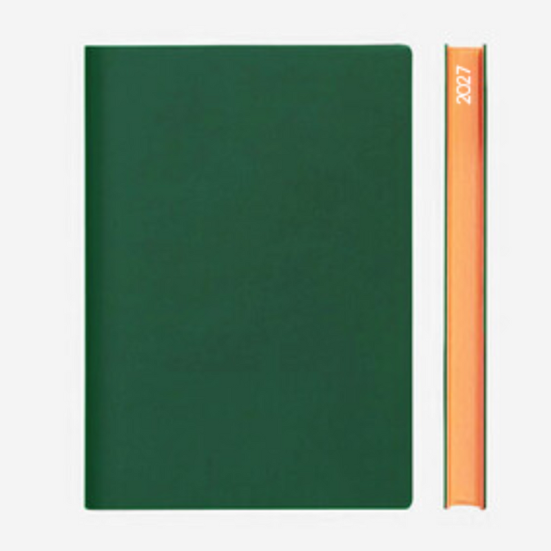 Daycraft 2027 Signature Daily Diary – A5, Green