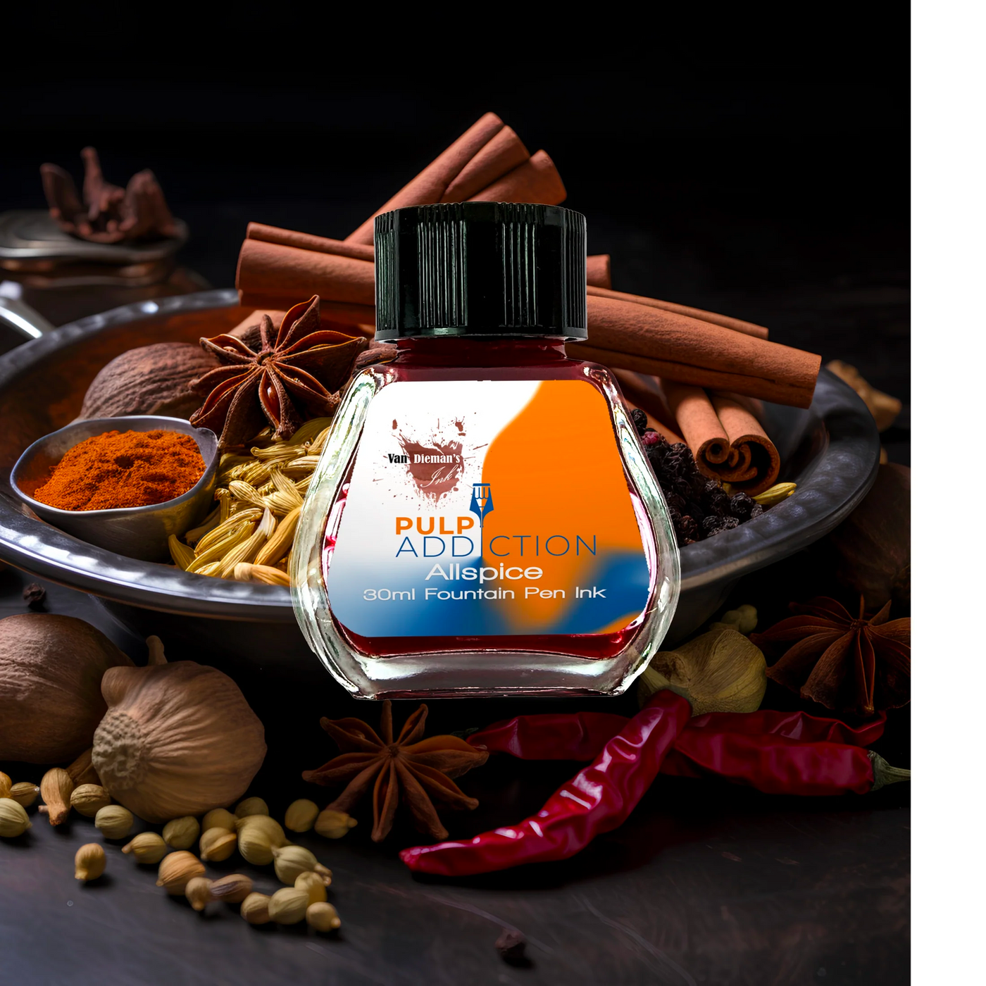 Van Dieman's Pulp Addiction - Allspice Fountain Pen Ink