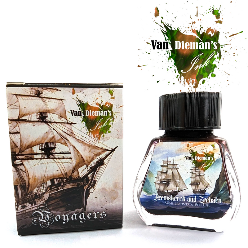 Van Dieman's Voyagers - Heemskerck and Zeehaen - Fountain Pen Ink 30ml