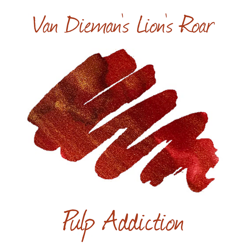 Van Dieman's Feline - Lion's Roar Shimmering Fountain Pen Ink 30ml